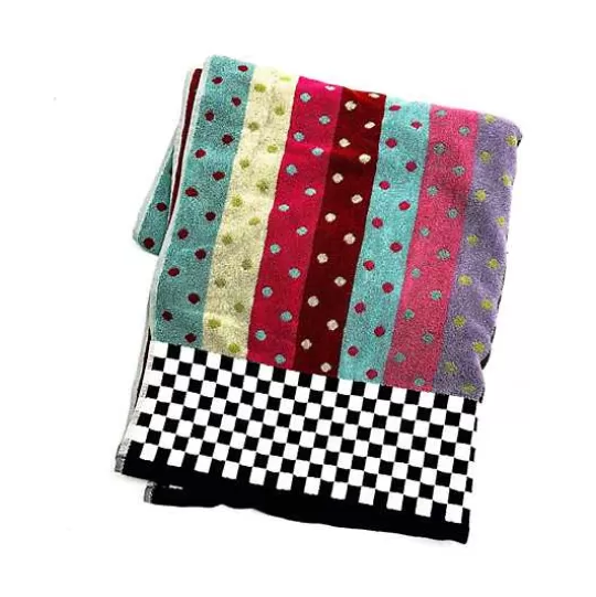 Store MacKenzie-Childs Stripe  Dot Confetti Bath Towel