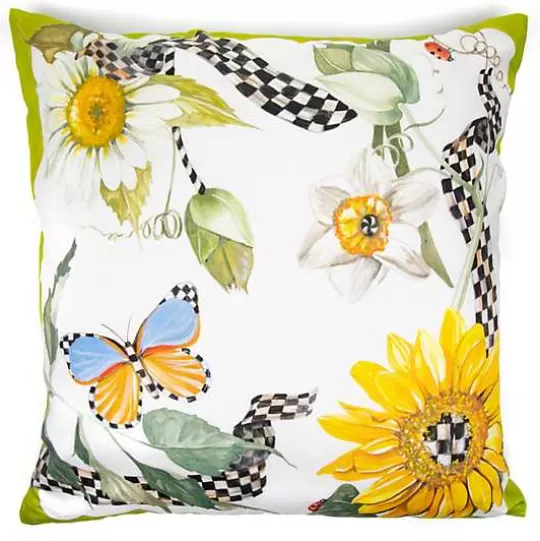 Store MacKenzie-Childs Sunflower Throw Pillow