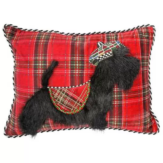 Sale MacKenzie-Childs Tartan Scottie Lumbar Pillow