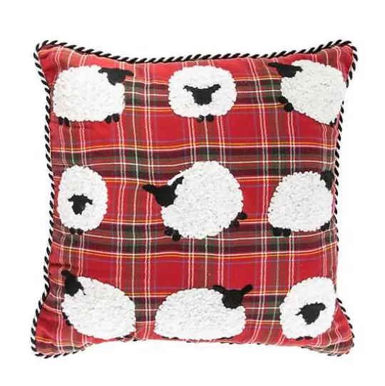 Flash Sale MacKenzie-Childs Tartan Sheep Throw Pillow