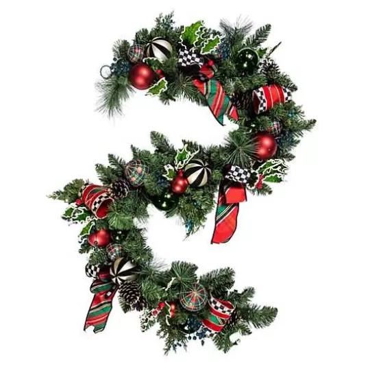 Clearance MacKenzie-Childs Tartastic Illuminated Garland