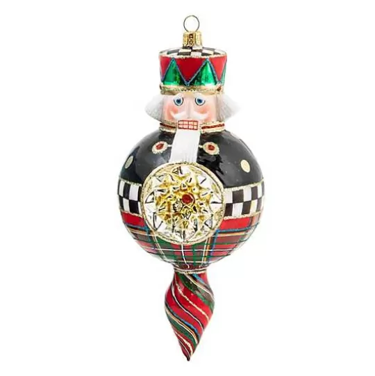 Shop MacKenzie-Childs Tartastic Nutcracker Glass Ornament