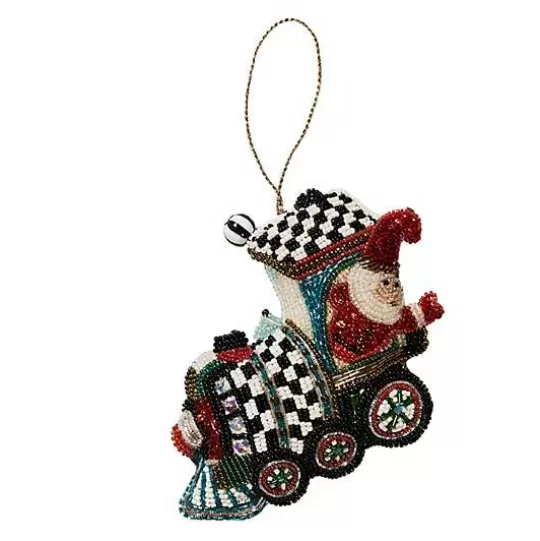 Best Sale MacKenzie-Childs Train Beaded Ornament