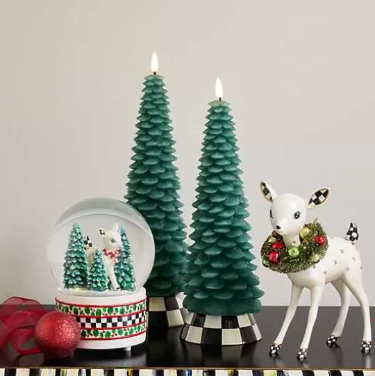 Fashion MacKenzie-Childs Tree Tall Flameless Candle