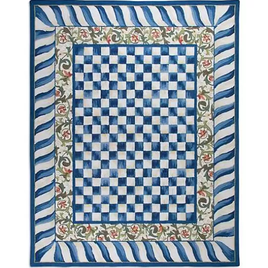 Hot MacKenzie-Childs Truly Royal Check  8' x 10' Rug