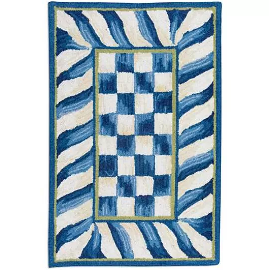 Shop MacKenzie-Childs Truly Royal Check 2' x 3' Rug