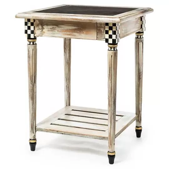 Best Sale MacKenzie-Childs Tuscan Farm Square Accent Table