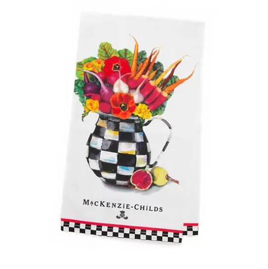 Sale MacKenzie-Childs Vegetable Bouquet Dish Towel