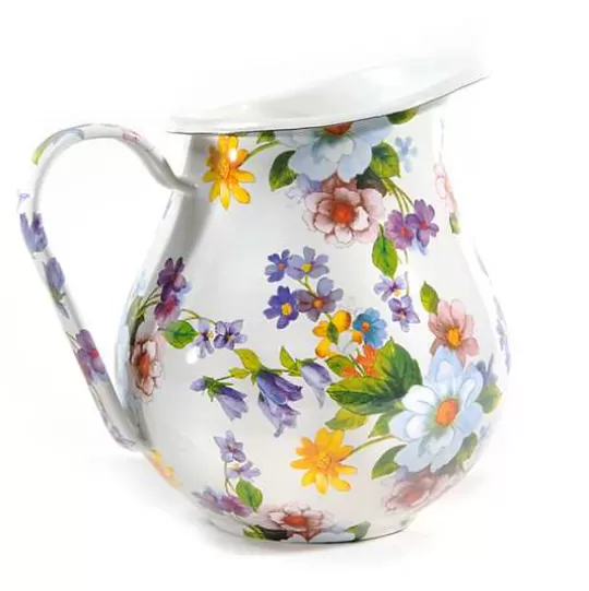 Store MacKenzie-Childs White Flower Market Pitcher