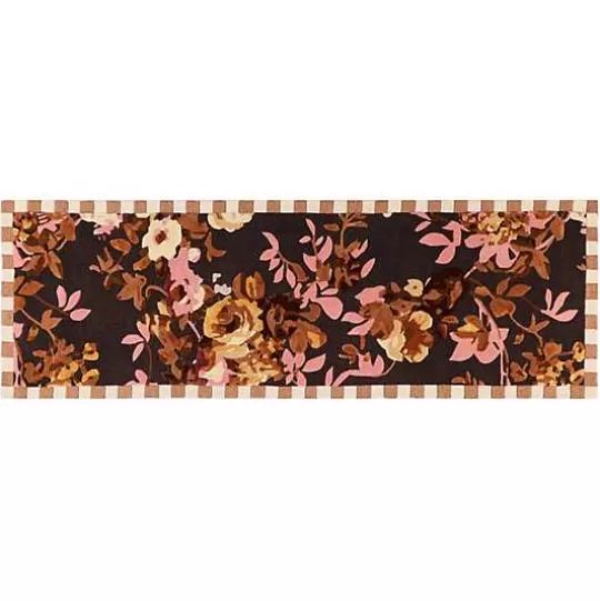 Hot MacKenzie-Childs Wild Rose Floral 2'6 x 8' Runner Rug