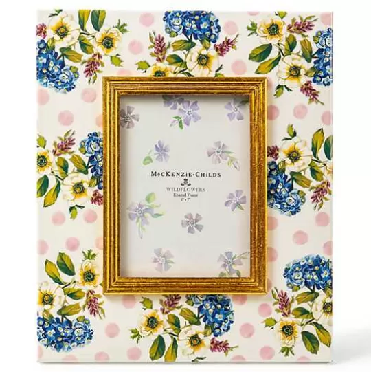 Fashion MacKenzie-Childs Wildflowers Pink 5 x 7 Frame