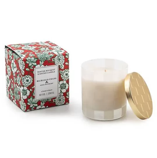 Hot MacKenzie-Childs Winter Bouquet 8 oz. Candle