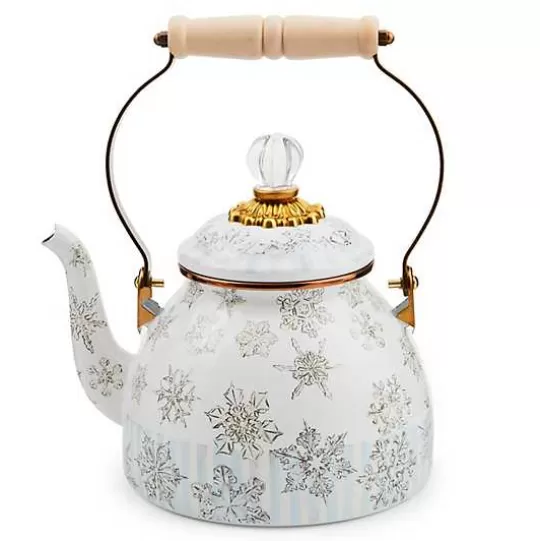 New MacKenzie-Childs Winter Palace 2 Quart Tea Kettle